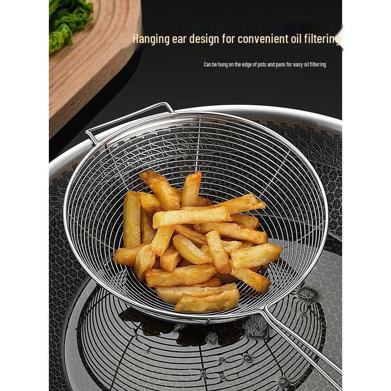 HANDUNYOU 304 Stainless Steel Commercial Slotted Skimmer Spoon