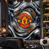 Seinale riputatav seinavaip Manchester Unitedi trükiga riie elutuppa, magamistuppa, kodu kaunistuseks