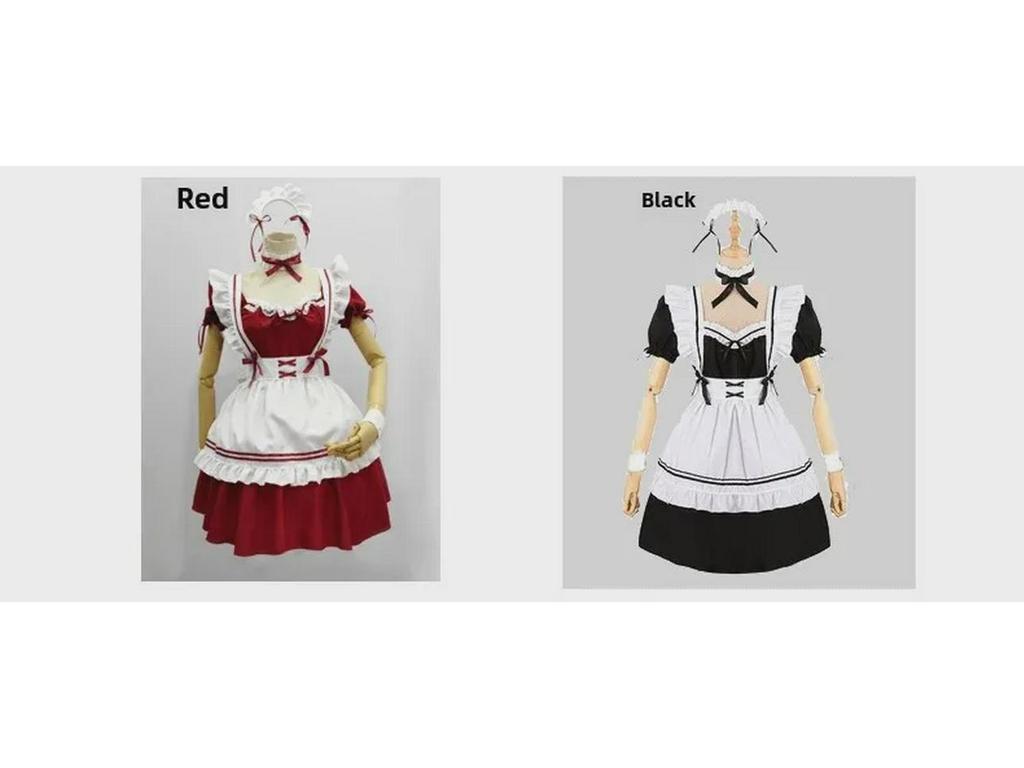 Japanese Lolita Maid Costume: Cute Student Cosplay Dress for Women