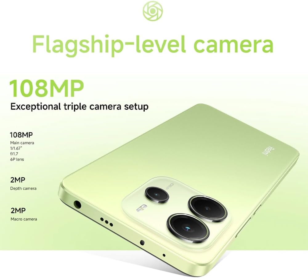 Global Version Xiaomi Redmi Note 14 Smartphone 8GB / 12GB RAM MediaTek Helio G99-Ultra 33W120Hz AMOLED 108MP 5500mAh