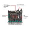 2.1 Channel Digital   Amplifier Board Module High and Low   Subwoofer Support 5.1   Connection     Input U disk USB Sound Card Playback 
