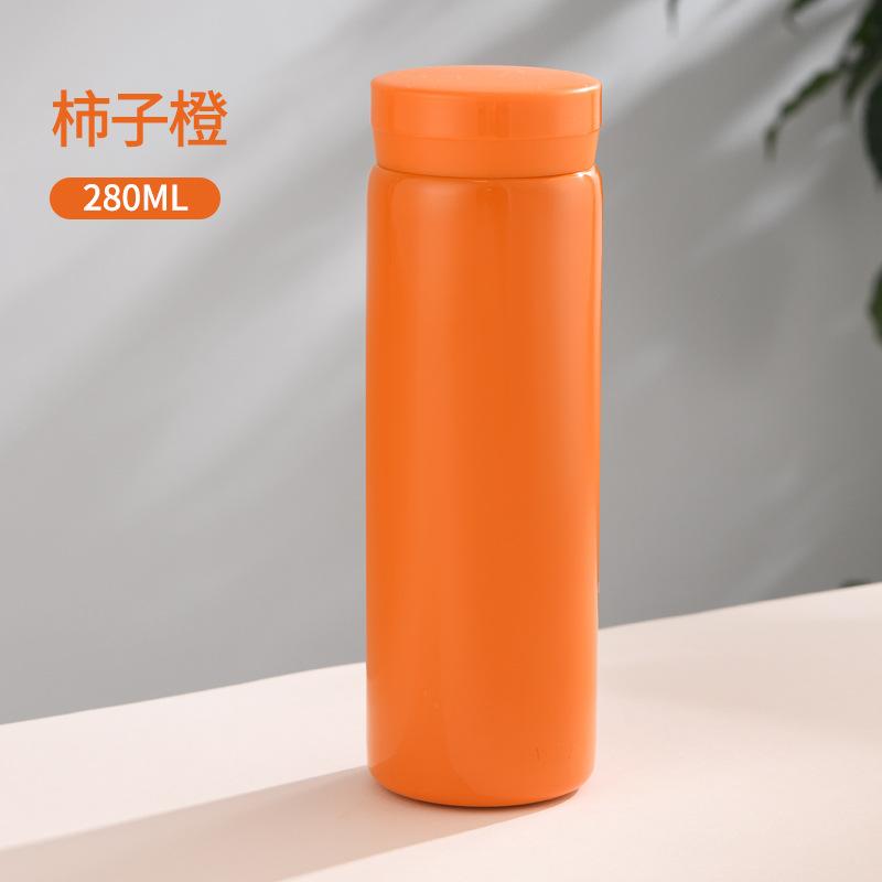 Water bottle thermos cup Stainless steel mini pocket cup Double vacuum printable logo cup