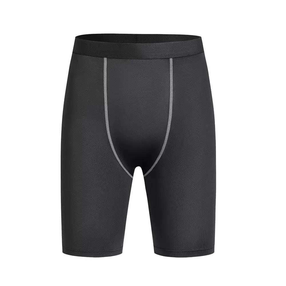 Men's Fitness Compression Shorts - High Elasticity, Breathable, for Gym, Running, Basketball, Training, Plus Size Available.