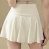 New Arrivals Open Run Women White Sports Flare Mini Skirt