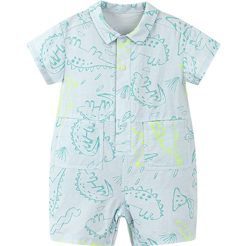 Mini Balabala Baby Modal Short-Sleeve Romper 80