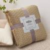Fluffy Warm Blanket Solid Color Conditioning Quilt New Throw Blanket  Home Office