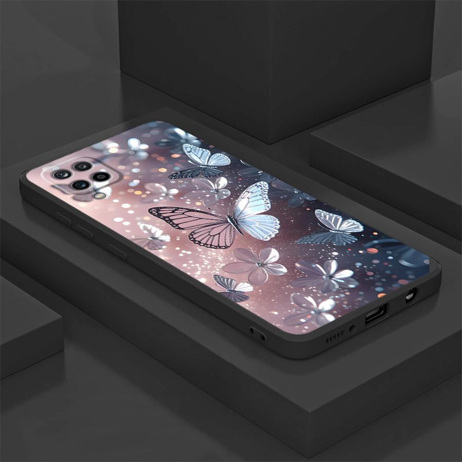 

Case for Samsung Galaxy A12 A50 A05 A06 A16 A40 A70 A13 A20 A17 A15 A04 Funda Phone Cover Creative Cartoon Butterfly Galaxy A15