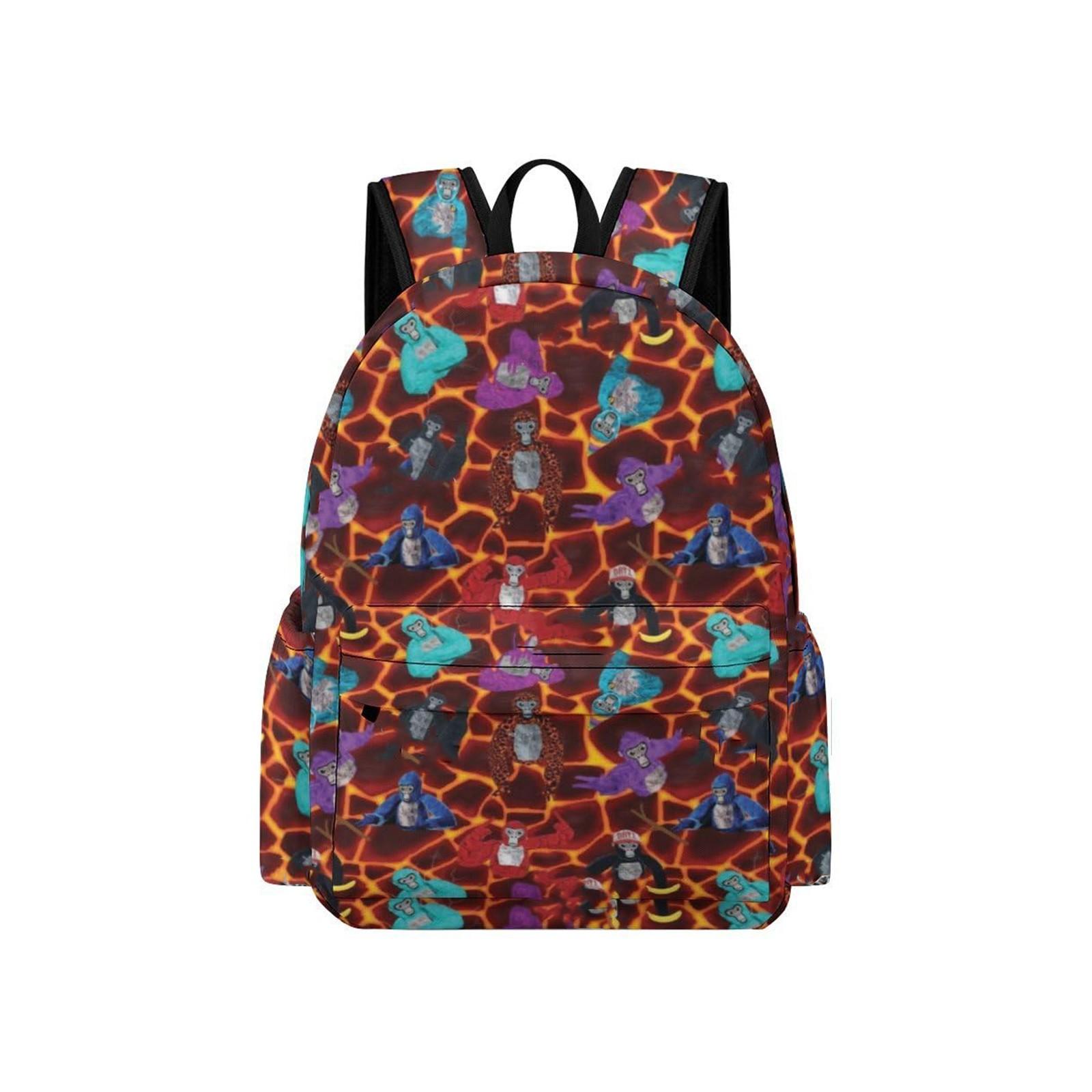 

Игровые рюкзаки Рюкзак Tag Дорожный рюкзак Рюкзак для повседневной носки Рюкзак для ноутбука Monkey для женщин и мужчин One Size красный