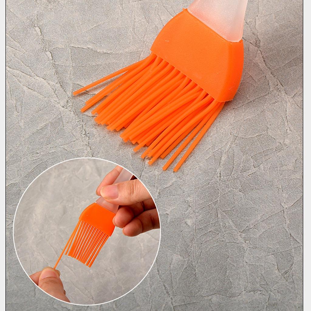 1 Pcs Food Silicone Brush Smear Brush Barbecue Baking Pan Bread Chef Pastry Oil Barbecue Pan Tool Household Kitchen Accessories