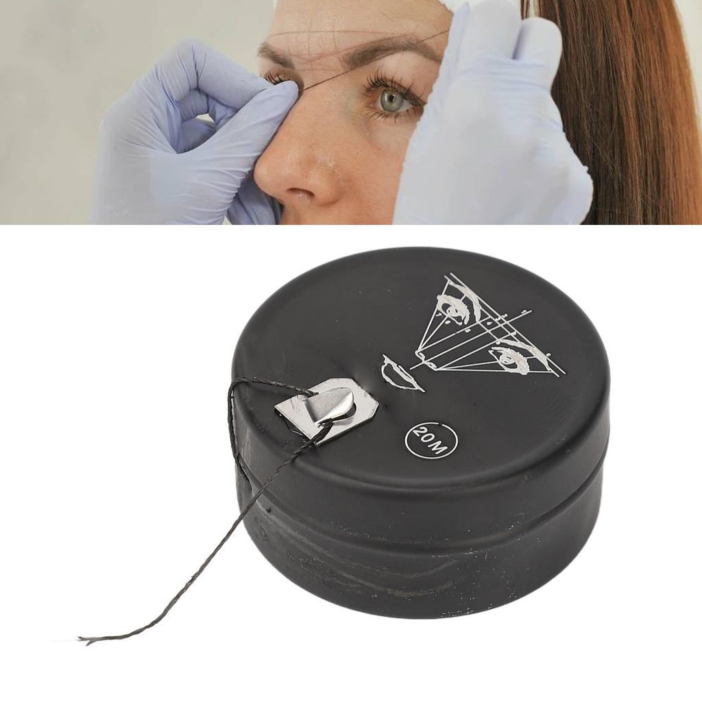 65.6ft Pre Inked Brow Mapping String Professional Buty Salon Makeup Microblading Marking Thrd