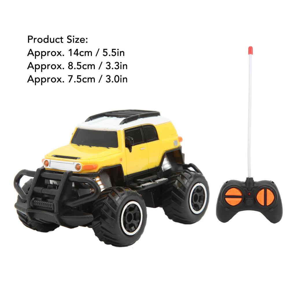 1Celsius43 Scale RC Car 4 Channel Burr   Plastic Metal Electric Remote Control RC Car Toy for Kids   Aged 3