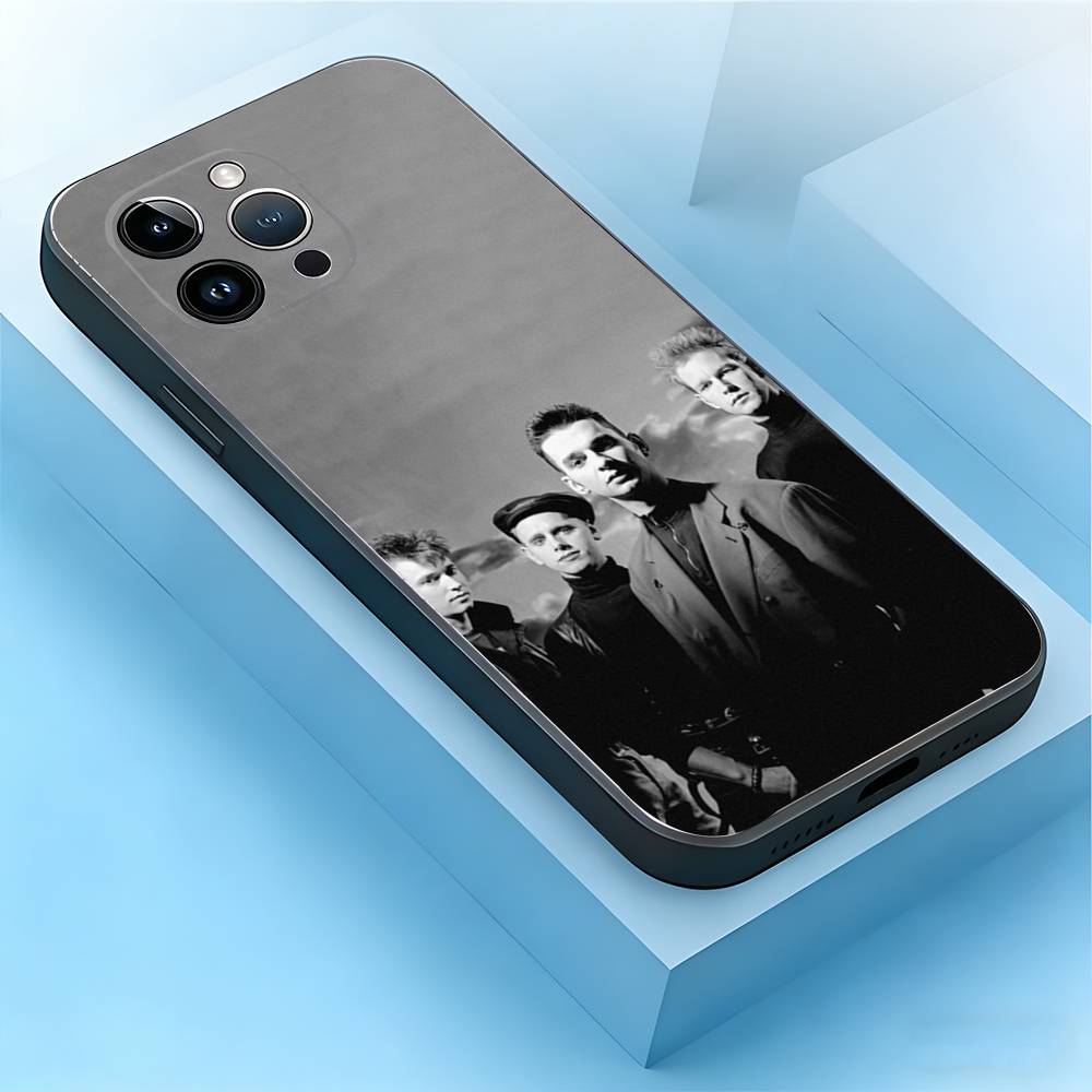 

Band D-Depeche Mode Phone Case For iPhone 17,16,15,14,13,12,11,Air,XR,Pro,Max,Plus,mini,SE Silicone Black Cover iPhone13PRO