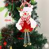 4Pcs Elk Backpack Pendant Snowman Xmas Tree Ornaments Creative Christmas Ornaments  Party