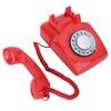 CTN8019 Revolve Dial Rotating Fixed Desk Phone Antique  Landline Vintage Telephone(Red )