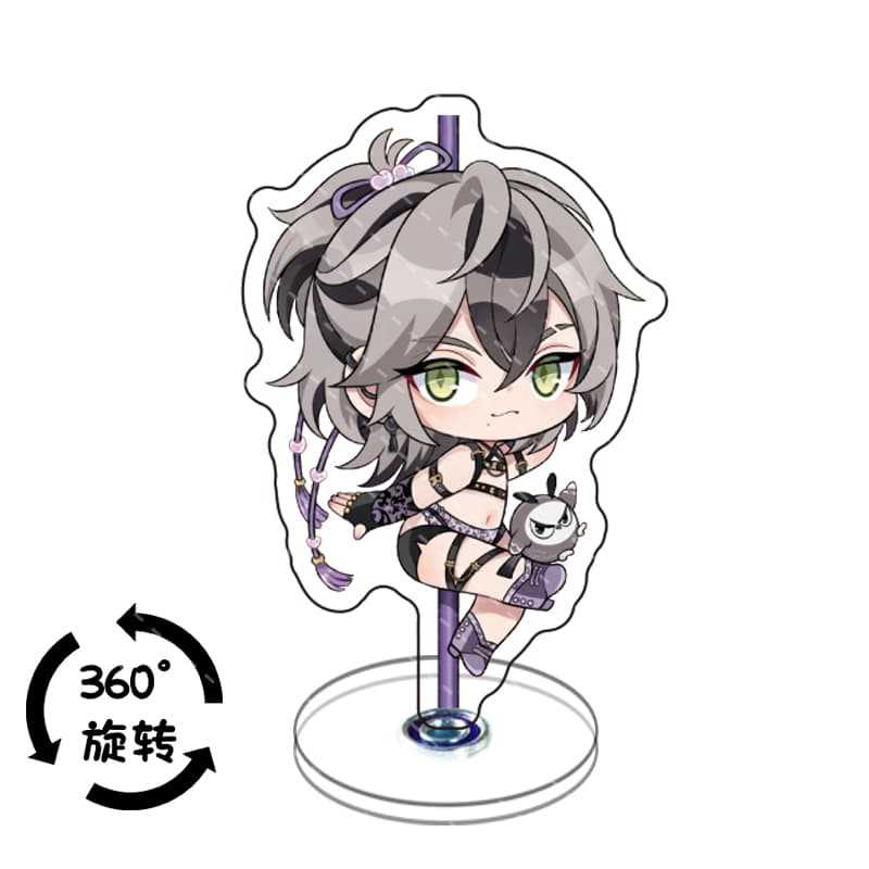 Creative Cartoon Game Anime NU: Carnival Love Pop Acrylic Stand Aster Figure Eiden Statue Garu Desk Ornaments Fans Collect Gifts
