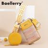 Baellerry Phone Crossbody Bag With Contrasting Colors And Pu Material For Daily Use