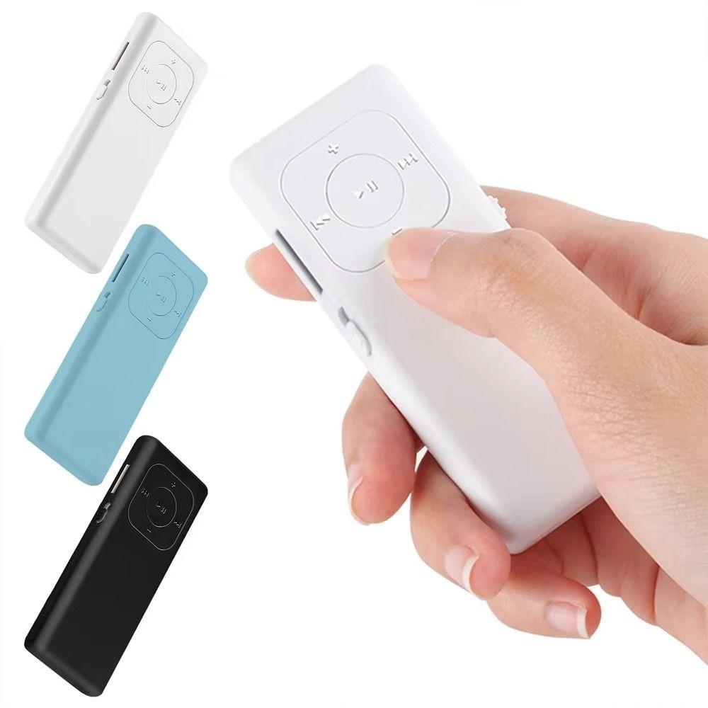 Long Strip Student MP3 Solid Color Mini Music Player Portable MP3 Music Player  Children Gift
