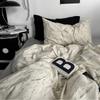 French Style Retro Printed Bedding Rural Style Duvet Cover Solid Color Dust-proof and Easy To Clean Mattress Protective Covers Envelope Pillowcase