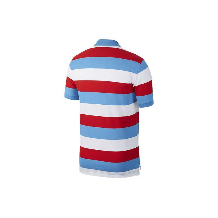Nike Sportswear Casual Striped Short Sleeve Polo Shirt Men Tops Multiple-Colors CJ4466-462
