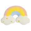 Stuffed Rainbow Cushion Girly Room Decor Moon Lightning Pillow Bay Window Lovely Weather Setting for Kids Bedroom Seat Pillow
