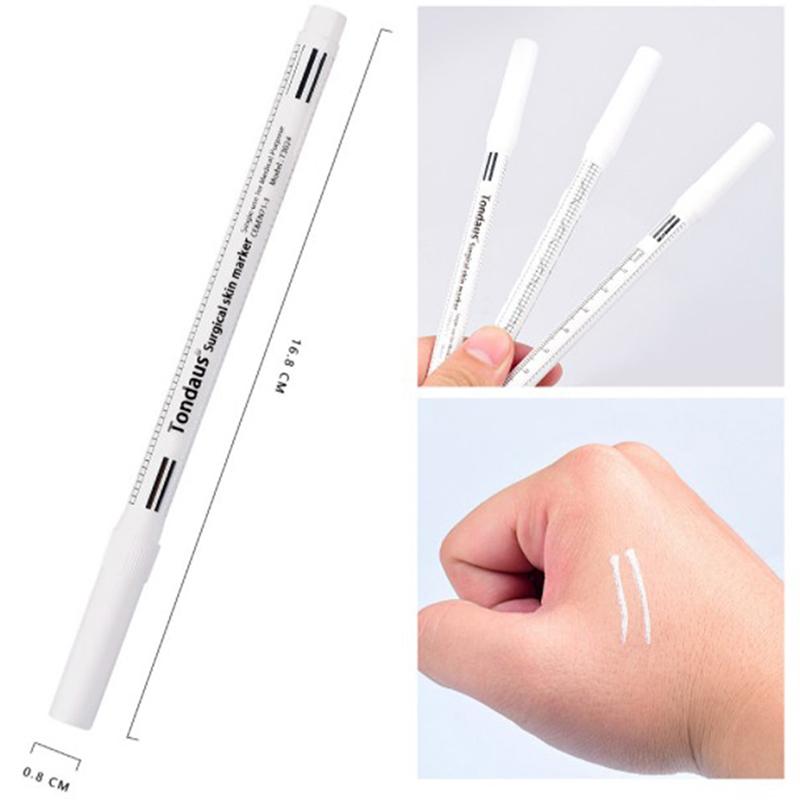 White Ink Eyebrow Marker Pen Tattoo Accessory Microblading Surgical Skin Pen