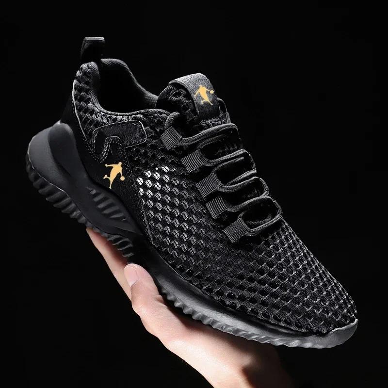Zapatillas de Running Nuevas Verano Ligeras Transpirables Malla Zapatillas de Hombre Cómodas Zapatos para Caminar Deportes al Aire Libre Zapatillas Vulcanizadas