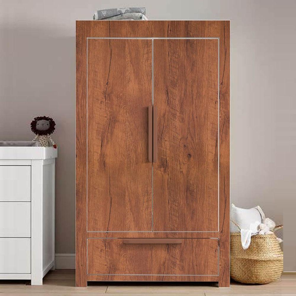 Brown Wood Grain Wallpaper Self-Adhesive Removable Contact Paper Waterproof Background Wall Decoration