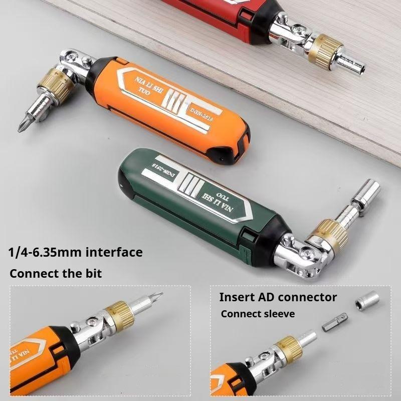 11 in 1 Multi-Function Rotary Ratchet Screwdriver Set Magnetic Bit Kit Portable Hand Repair Tool for Home DIY