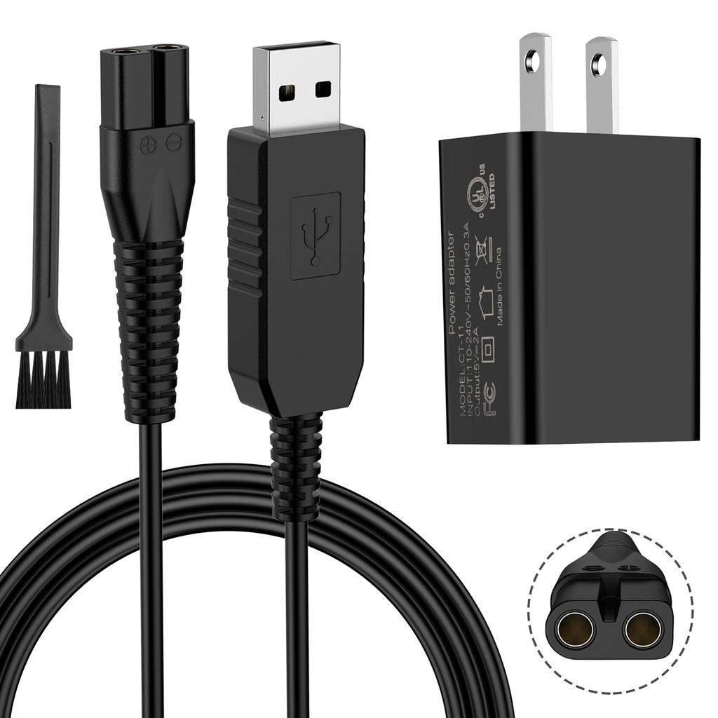 3.5V 1A USB Charger Charging Cable For Whal 9649 Adapter Charger Cord Only Compatible with Wahl Cordless Trimmer 9649