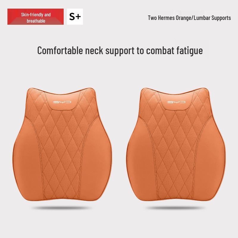 BYD Han EV Headrest Neck Pillow & Lumbar Support Cushion for Tang DMI/Qin Plus DMI/Song L
