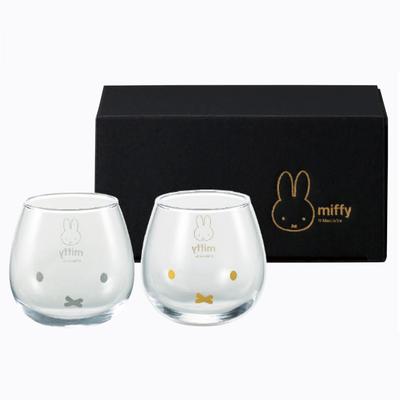 Nihon Tosai Glass Miffy Houpající se sklenice Sada párů