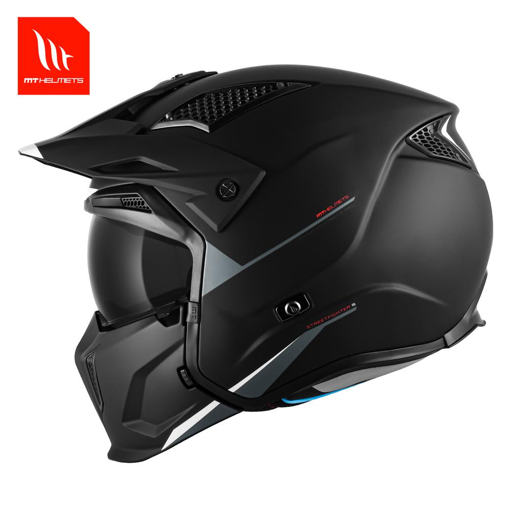 Motorcycle Modular Mt Helmet Spain Streetfighter Single Visor Quick-Release