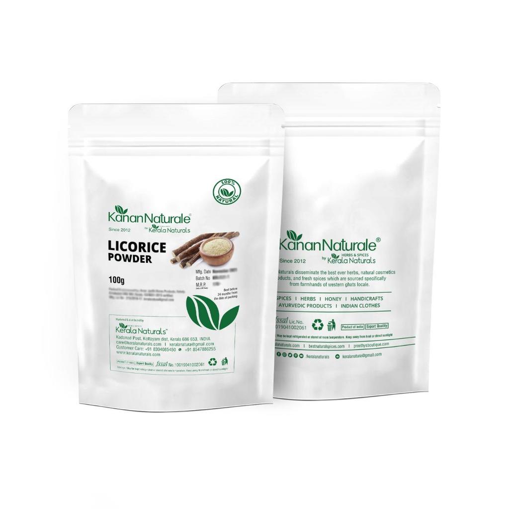 Kanan Naturale Licorice Powder 100 Gm (3.52 Oz)