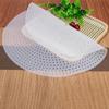 1Pc White Round Rice Steamer Mat Paper Silicone Thickened Non Stick Pads Buns Baking Pastry Mesh Mat Cooking Tools
