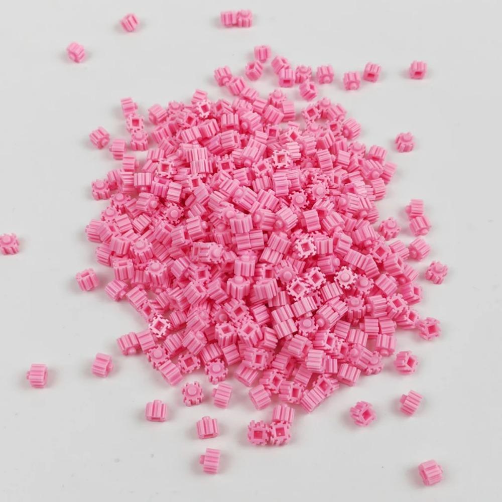 1000pcs 6*6mm Pixel Art Puzzle Micro Diamond Building Blocks DIY 3D Small Brick For Children's Toy Educational Kids