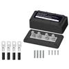 Covered Bus Bar Terminal Block 48V 100A Power Distribution Stud Block for Marine RVs Car Battery Systems