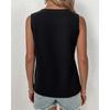 Summer Women T-shirt V-neck Vest Simple Solid Sleeveless Tank Tops Women's Tops