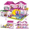 Friends City Street View House Summer Holiday Villa Castle Model Building Block Sets Figures DIY Bricks Toys for Kids Girls Gift