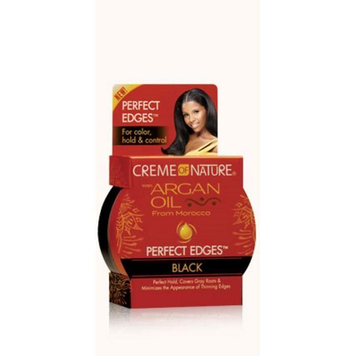 Creme of Nature Huile d'Argan Bords Parfaits Noir 64g
