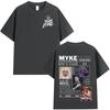 Rapper Myke Towers Graphic T-shirts Men Women Clothing Fashion Hip Hop Oversized T Shirt Unisex Cotton Short Sleeve T-shirt Tops