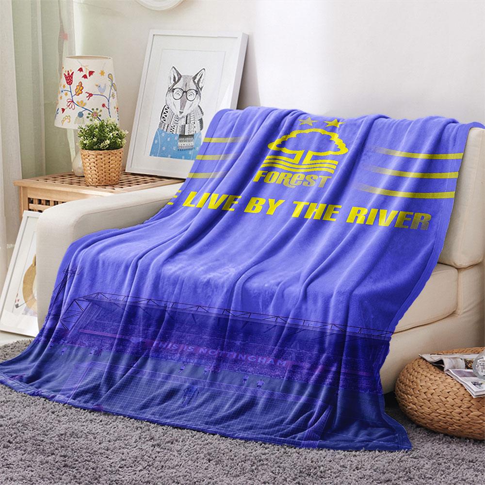 Nottingham Forest F.C Blanket, High Quality Comfortable for All Seasons, Home Decor, Warmth and Comfort