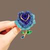 Fancy Design Fashion Fashion Maple Brooch Female Super Flash Rhinestone Leaf Pin Suit Coat Corsage Accessories