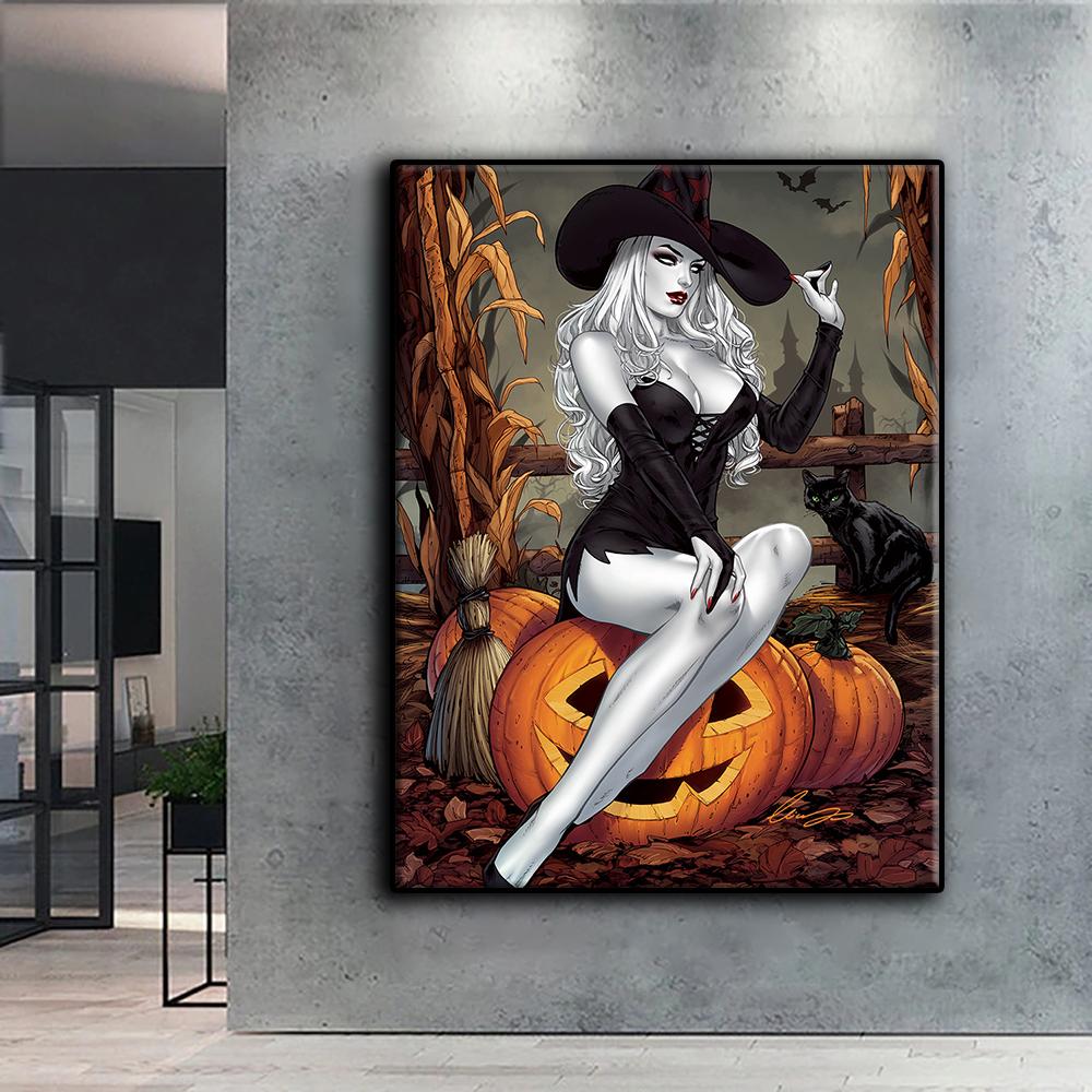 Diamond Painting Halloween Scary Pumpkin Head Man Diamond Mosaic Craft Diamond Embroidery Painting