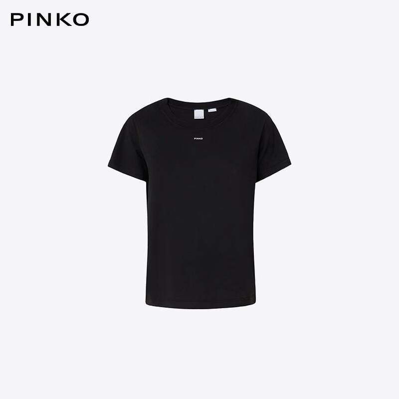 

PINKO Women s Distressed Plain Fitted T-Shirt L