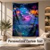 Tapestry Custom Name Text, Wall Hanging Tapestry Home Room DecorLeague of Legends