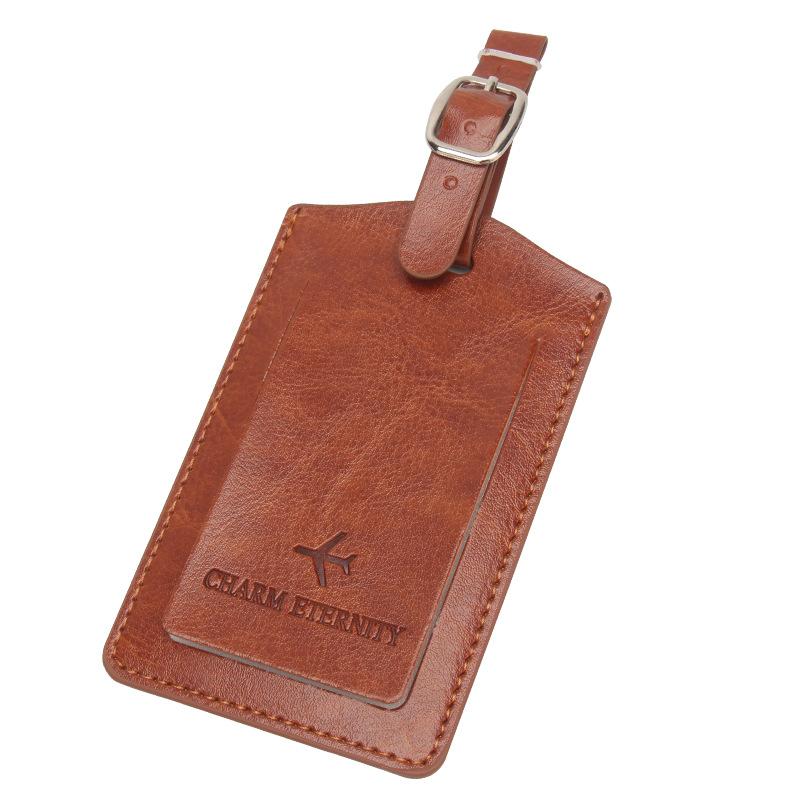 Reisen und Geschäftsreisen Leder Gepäckanhänger Kofferanhänger Niedlicher Gepäckanhänger Reiseanhänger Adresse ID Namensschild Reisezubehör
