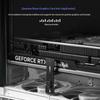 Heavy Duty Adjustable GPU Holder 6-96mm Anti-Sag Graphics Card Bracket for Gaming PC Chassis Fan Installation