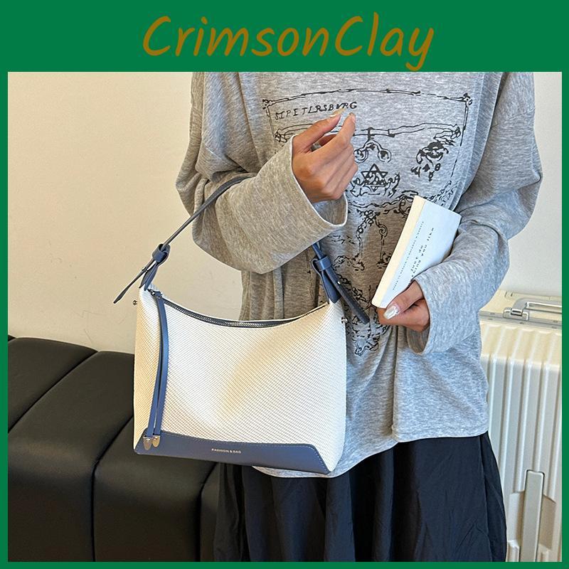 Splicing Color Handbag Bucket Single Shoulder Crossbody Bag Women Gift Fashion