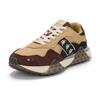 Kappa Retro Trainingsstoff Synthetikleder Strapazierfähig Niedrig geschnitten Laufschuhe Unisex Sneaker Gelb Braun Schwarz K0CZ5MM07-210
