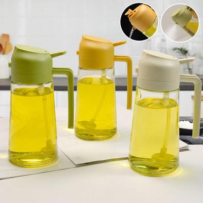 Glass Spraying/ Pouring Integrated Oil Bottle Spray Oil Dispenser Cooking Oil Spray Bottle
